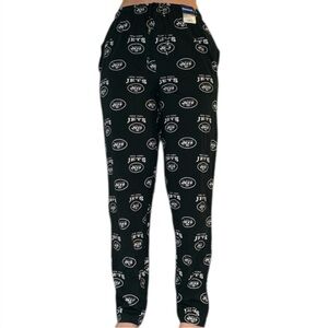 Green New York Jets Logo Pajama Pants